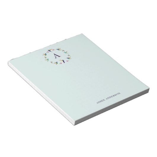 Custom Hummingbird Notepad Notizblock (angewinkelt)
