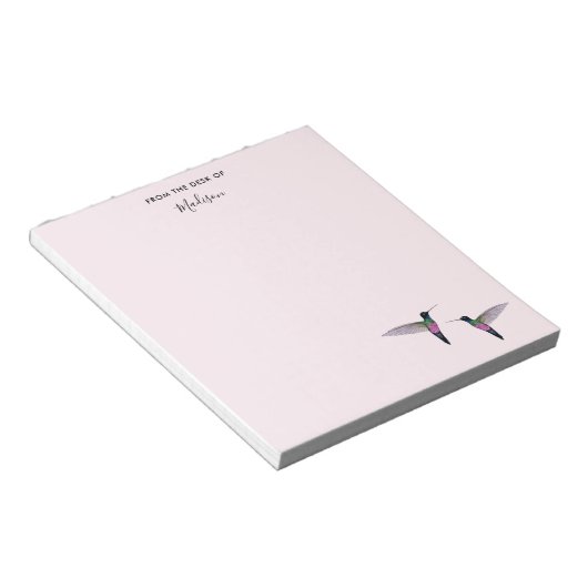 Custom Hummingbird Notepad Notizblock (angewinkelt)