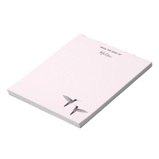 Custom Hummingbird Notepad Notizblock (Rotiert)