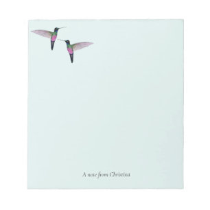 Custom Hummingbird Notepad Notizblock