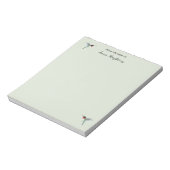 Custom Hummingbird Notepad Notizblock (Rotiert)