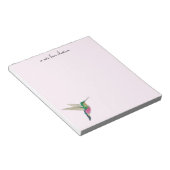 Custom Hummingbird Notepad Notizblock (angewinkelt)