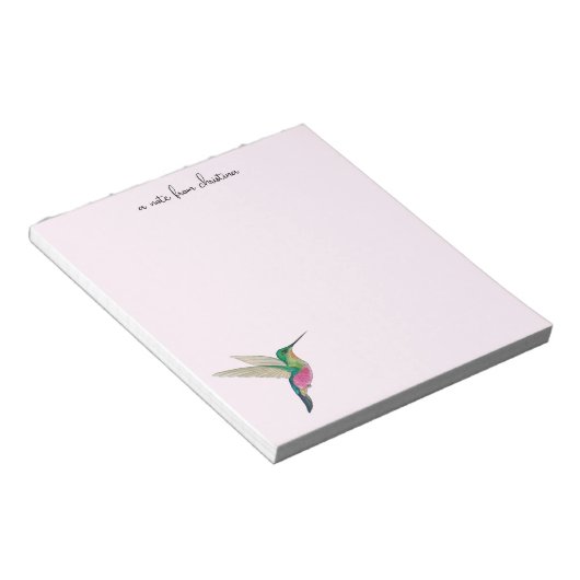 Custom Hummingbird Notepad Notizblock (angewinkelt)