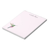 Custom Hummingbird Notepad Notizblock (Rotiert)
