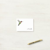 Custom Hummingbird  Notes Post-it Klebezettel (Auf Schreibtisch)