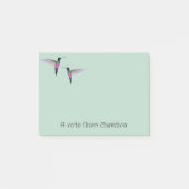 Custom Hummingbird Notes Post-it Klebezettel (Vorderseite)