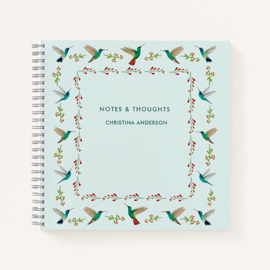 Custom Hummingbird Notizblock (Vorderseite)