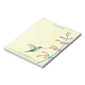 Custom Hummingbird Notizblock (Rotiert)