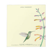 Custom Hummingbird Notizblock (Vorderseite)