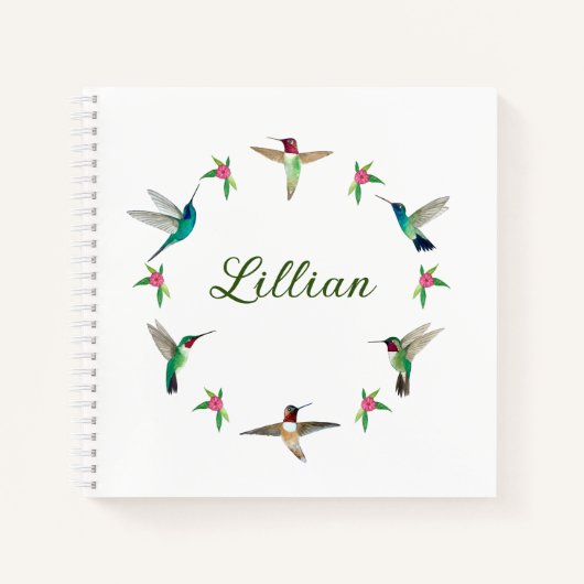 Custom Hummingbird Notizblock (Vorderseite)