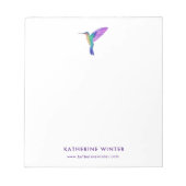 Custom Hummingbird Notizblock (Vorderseite)