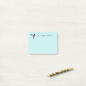 Custom Hummingbird Post-it Klebezettel (Auf Schreibtisch)