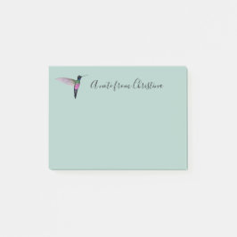 Custom Hummingbird Post-it Klebezettel