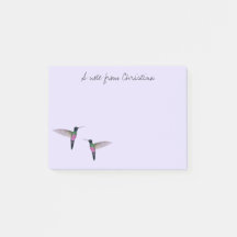 Custom Hummingbird Post-it Notes