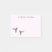 Custom Hummingbird Post-it Notes Klebezettel (Vorderseite)