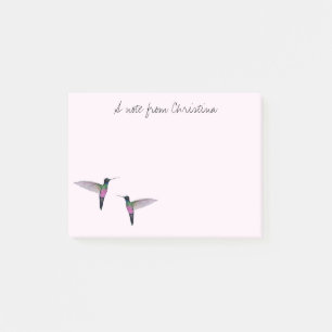 Custom Hummingbird Post-it Notes Klebezettel