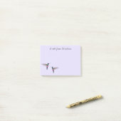 Custom Hummingbird Post-it Notes Post-it Klebezettel (Auf Schreibtisch)