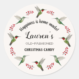 Custom Hummingbird   Runder Aufkleber