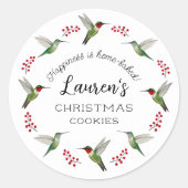 Custom Hummingbird   Runder Aufkleber (Vorderseite)