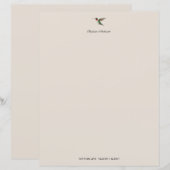 Custom Hummingbird Stationspapier (Vorne/Hinten)