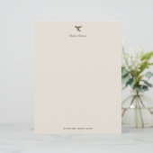 Custom Hummingbird Stationspapier (Stehend Vorderseite)