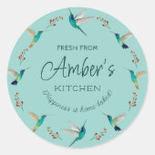 Custom Hummingbird Stickers (Vorderseite)