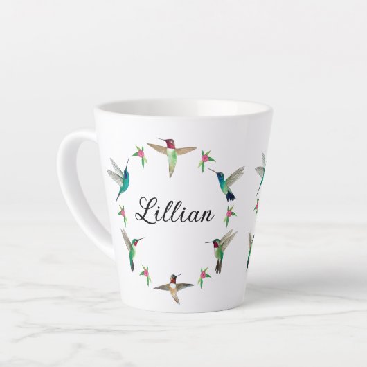Custom Hummingbird-Tasse Milchtasse (Linke Ecke)