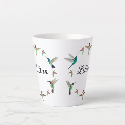 Custom Hummingbird-Tasse Milchtasse (Vorderseite)