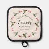 Custom Hummingbird   Topflappen (Vorderseite)