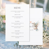 Custom Hummingbird Wedding Menu