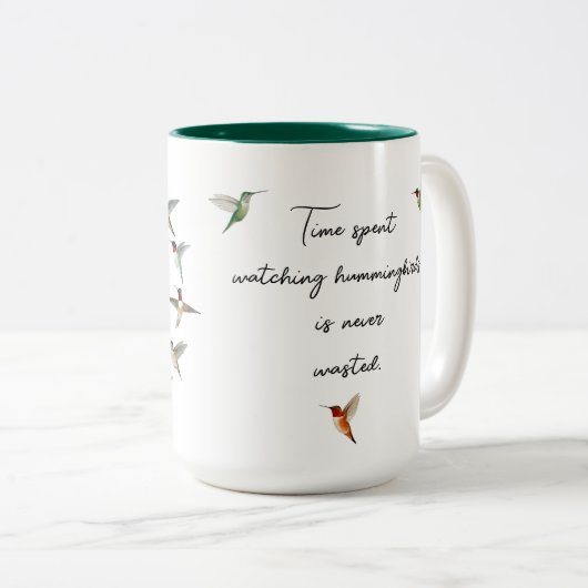 Custom Hummingbird Zweifarbige Tasse (VorderseiteRechts)