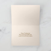 Custom Hummingbirds and Pumpkin Thanksgiving Feiertagskarte (Innenseite)