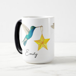 Custom Hummingbirds and Stars Zweitone Coffee Tass Verwandlungstasse
