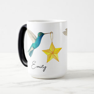 Custom Hummingbirds and Stars Zweitone Coffee Tass Verwandlungstasse