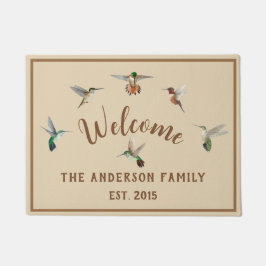 Custom Hummingbirds Doormat Fußmatte