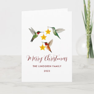 Custom Hummingbirds Frohe Weihnachten