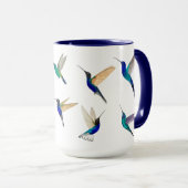 Custom Hummingbirds Mug Tasse (VorderseiteRechts)