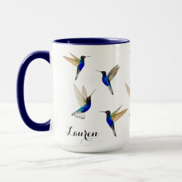 Custom Hummingbirds Mug Tasse