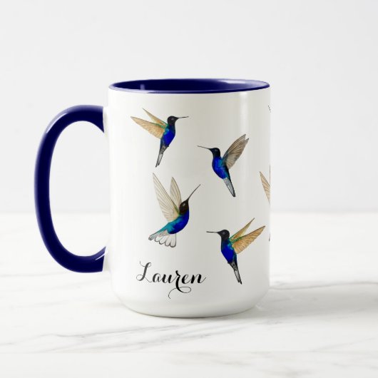 Custom Hummingbirds Mug Tasse (Links)