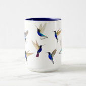 Custom Hummingbirds Mug Tasse (Zentrum)