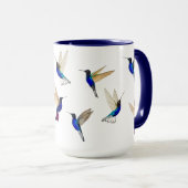 Custom Hummingbirds Mug Tasse (VorderseiteRechts)