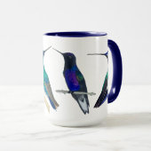 Custom Hummingbirds Mug Tasse (VorderseiteRechts)