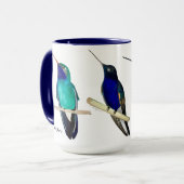 Custom Hummingbirds Mug Tasse (Vorderseite Links)