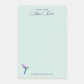 Custom Hummingbirds Notepad Post-it Klebezettel (Vorderseite)