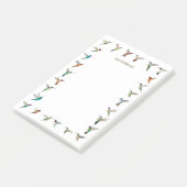 Custom Hummingbirds Post-it Notes Klebezettel (angewinkelt)