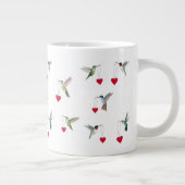 Custom Hummingbirds Riesenkaffee Tasse (Rechts)