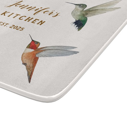 Custom Hummingbirds Schneidebrett (Ecke)