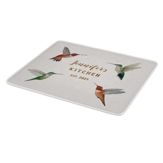 Custom Hummingbirds  Schneidebrett (Ecke)