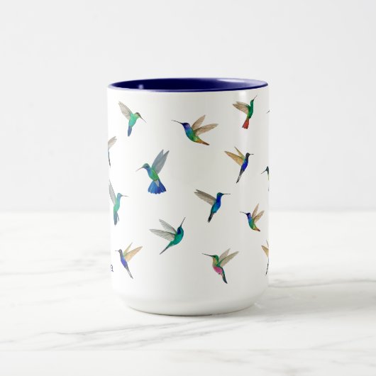 Custom Hummingbirds Tasse (Zentrum)