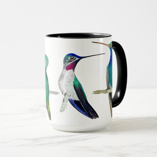 Custom Hummingbirds Tasse (VorderseiteRechts)